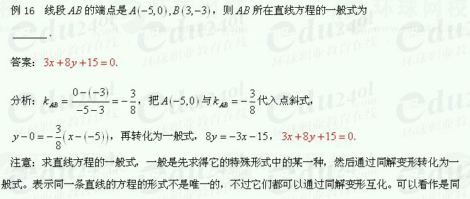 【江苏成人高考】复习资料理科数学--典型例题