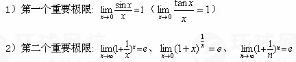 【江苏成考专升本】数学1--极限和连续知识点睛